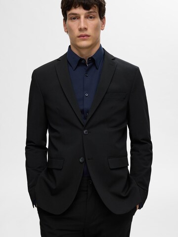 SELECTED HOMME Slim Fit Skjorte i blå