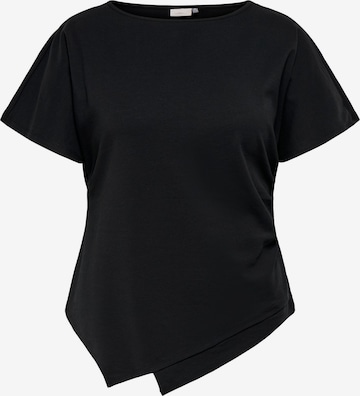 ONLY Carmakoma - Camiseta en negro: frente