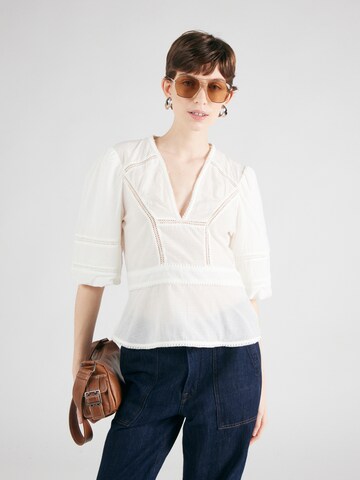 Camicia da donna 'FLORISE' di Munthe in beige: frontale