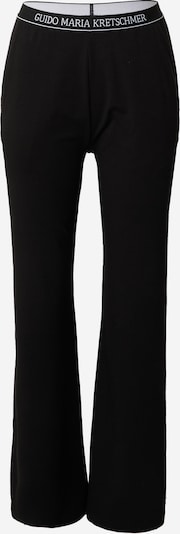Guido Maria Kretschmer Women Pantalon de pyjama en noir / blanc cassé, Vue avec produit