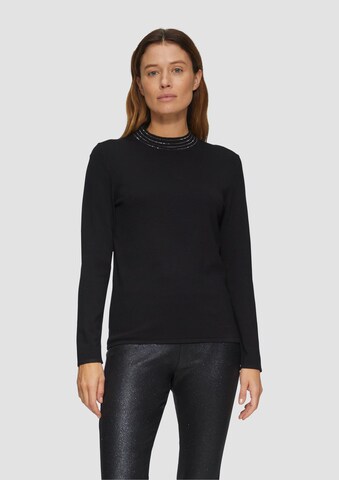 s.Oliver BLACK LABEL Trui in Zwart: voorkant