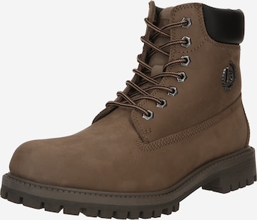 Bottines à lacets 'Poleman' bugatti en gris : devant