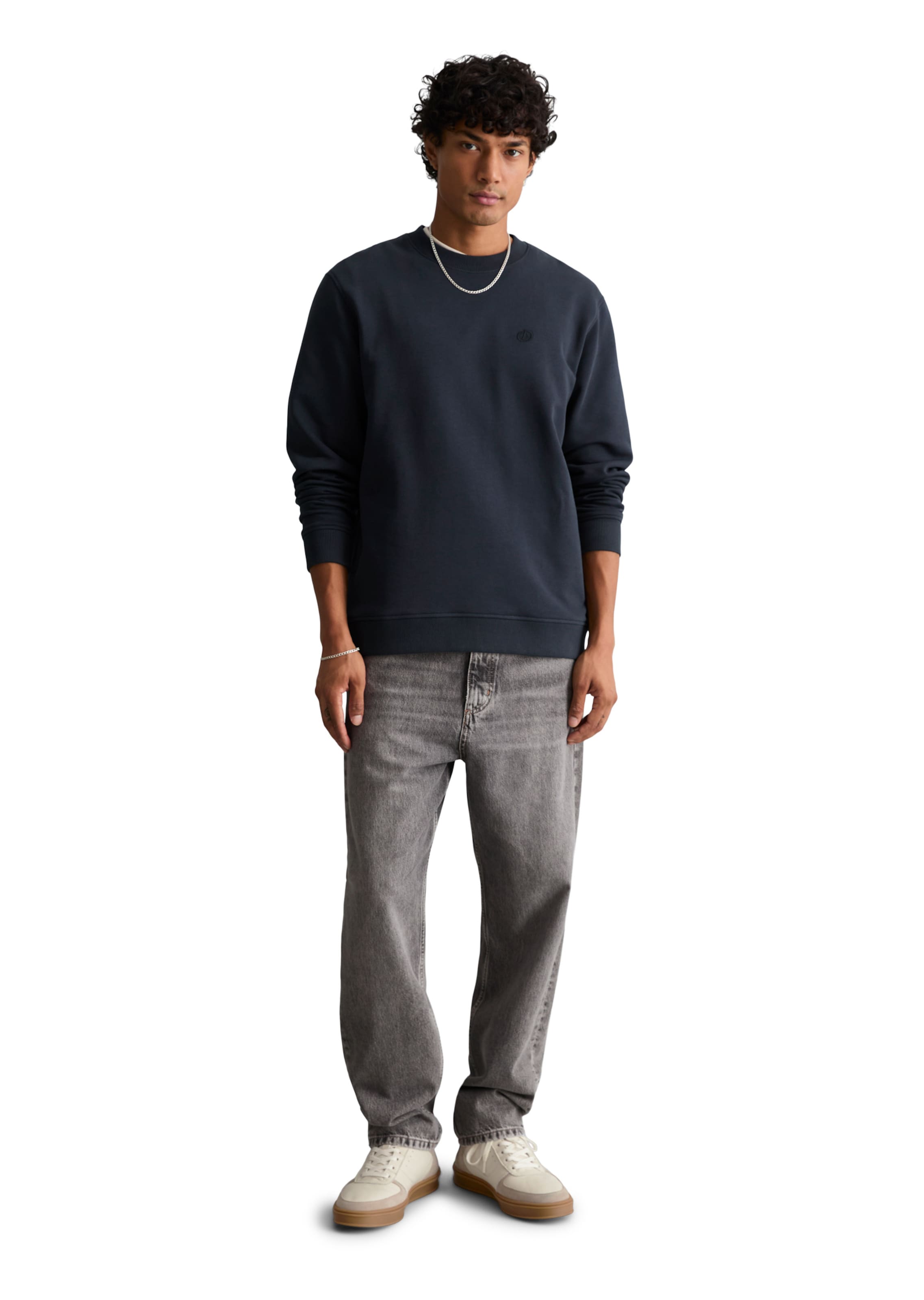 Marc O'Polo DENIM Sweatshirt r in Blau: Vorderseite