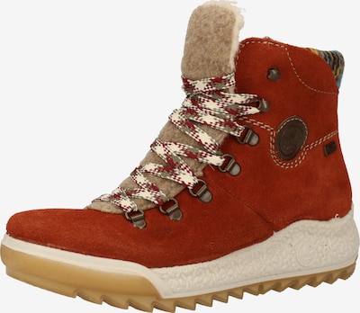 RIEKER Boots in beige / rostbraun / dunkelbraun / puder, Produktansicht