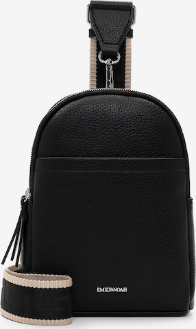 Sac bandoulière ' Elena ' Emily & Noah en noir : devant