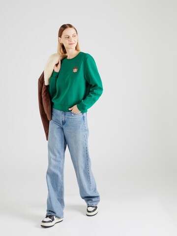 ONLY Sweatshirt 'ONLYDA' in Green