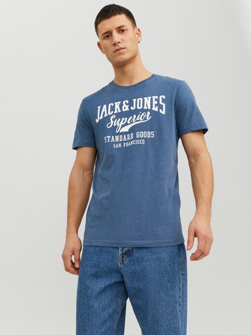 JACK & JONES Shirt in Blauw: voorkant