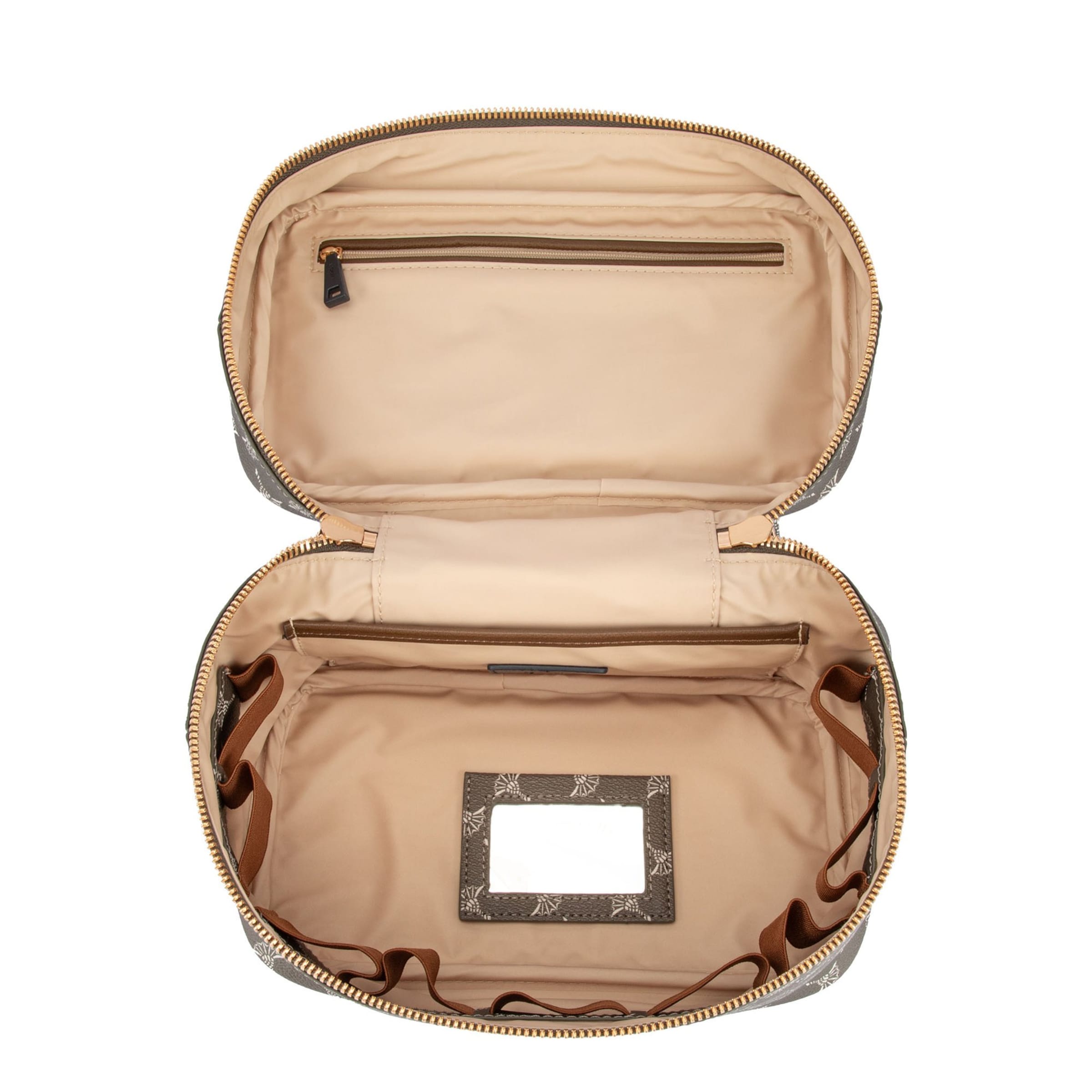 JOOP! Cosmetic bag 'Cortina 1.0 Flora' in Brown