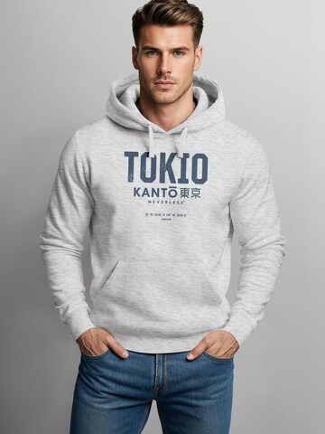 Neverless Sweatshirt 'Tokio'‌ in Grau