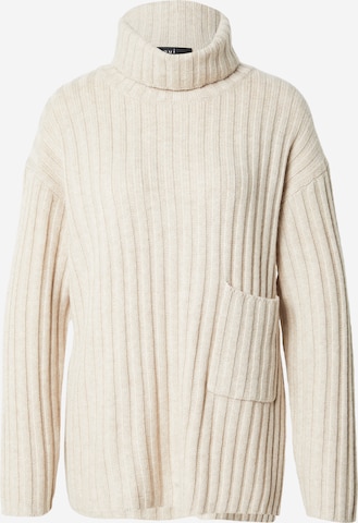 OUI Neulepaita värissä beige: etupuoli