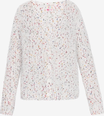 IZIA Strickjacke in Weiß: Vorderseite