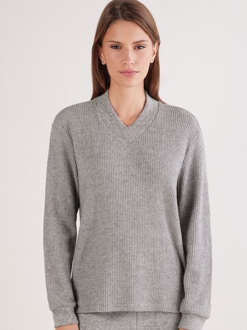 INTIMISSIMI Schlafshirt in Grau: Vorderseite