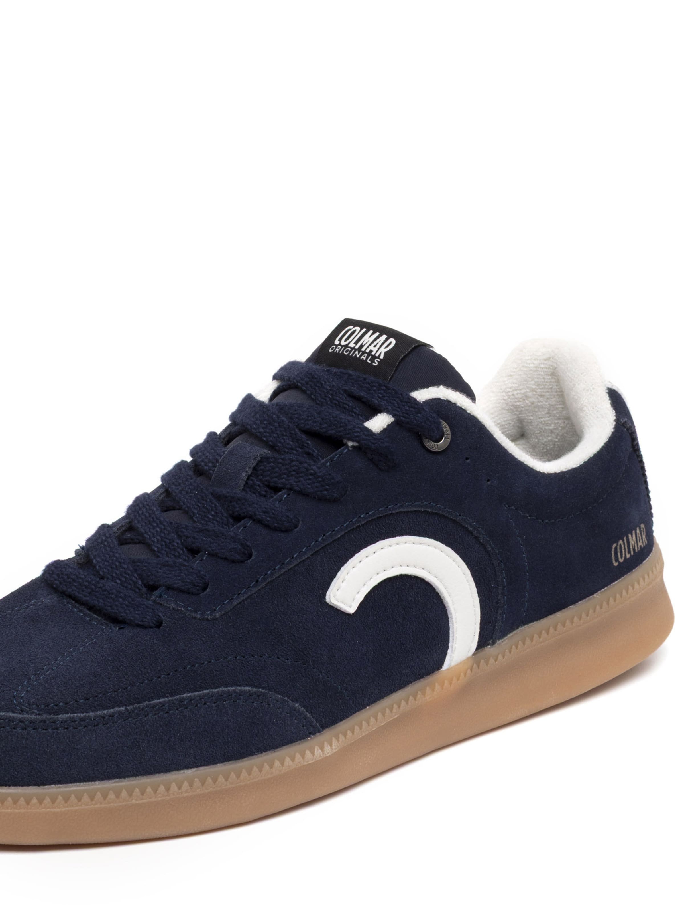 Baskets basses 'Blade Authentic' Colmar en bleu : sur le côté