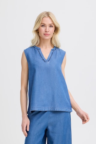 b.young Bluse 'KOSMO' in Blau: Vorderseite