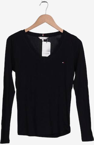 TOMMY HILFIGER Langarmshirt M in Blau: Vorderseite