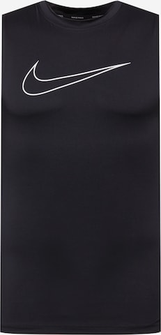 NIKE Performance shirt 'Nike Pro' in Black: front
