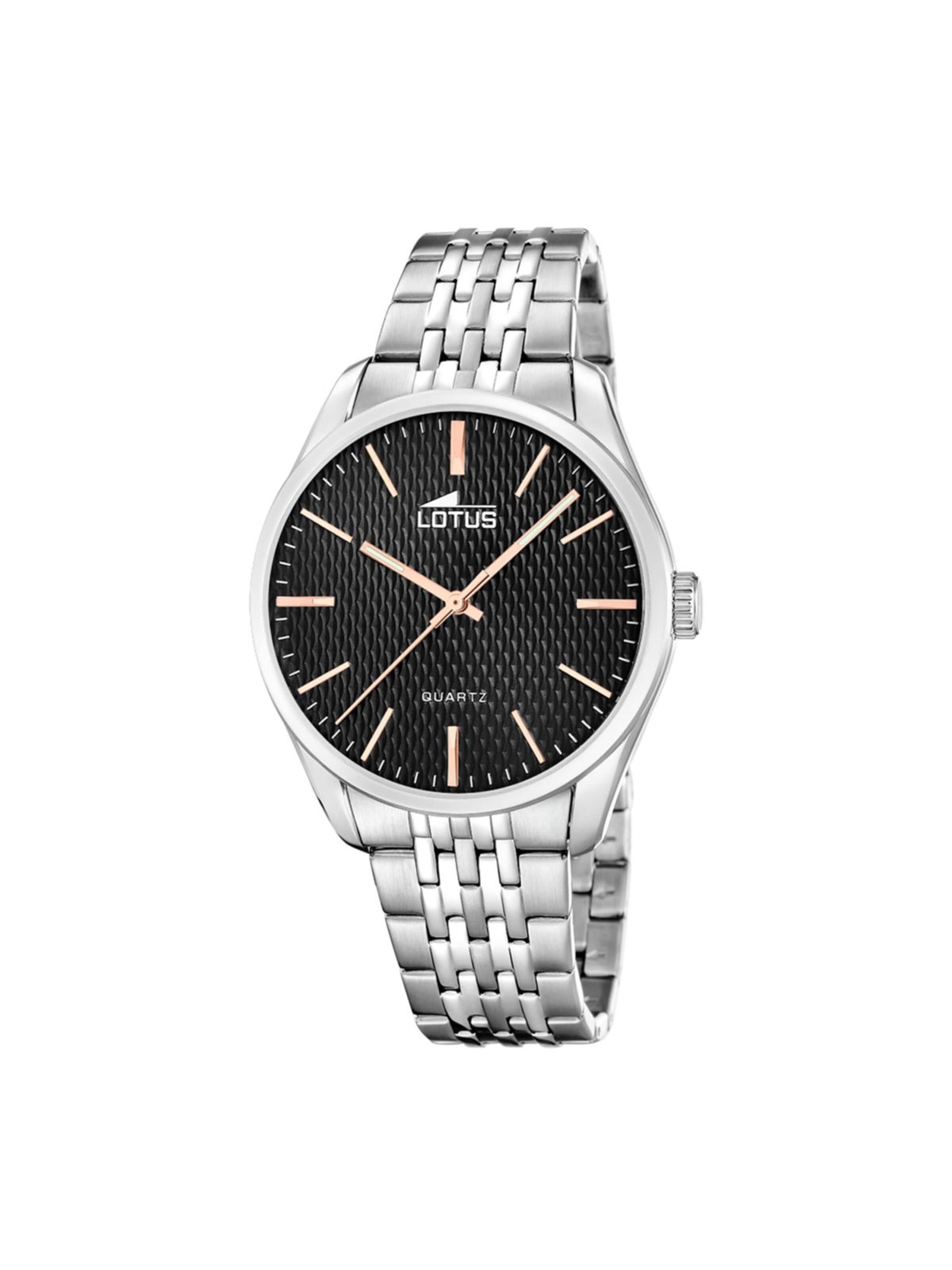Lotus Analogové hodinky 'Watch Minimalist For Him' – černá: přední strana