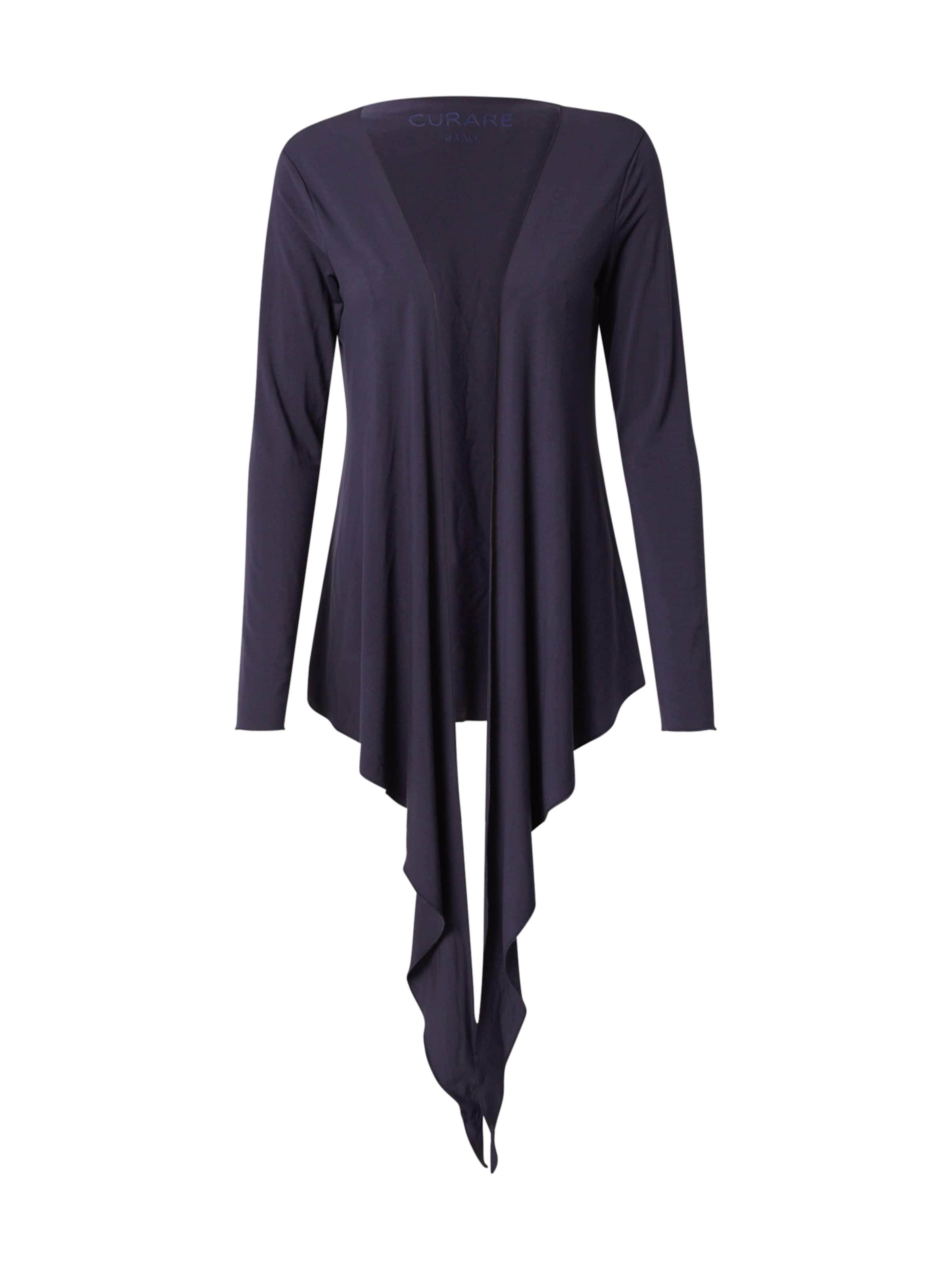 CURARE Yogawear Sportovní kardigan – černá: přední strana