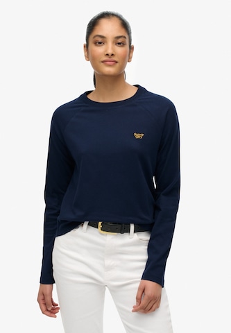 T-shirt 'Essential' Superdry en noir : devant