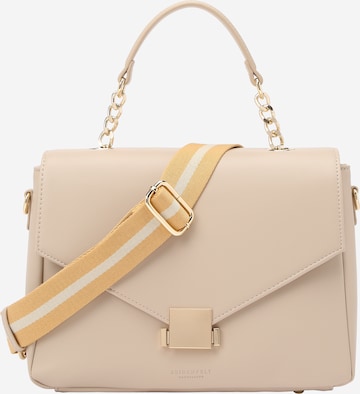 Seidenfelt Manufaktur Handbag 'Bjerka' in Beige