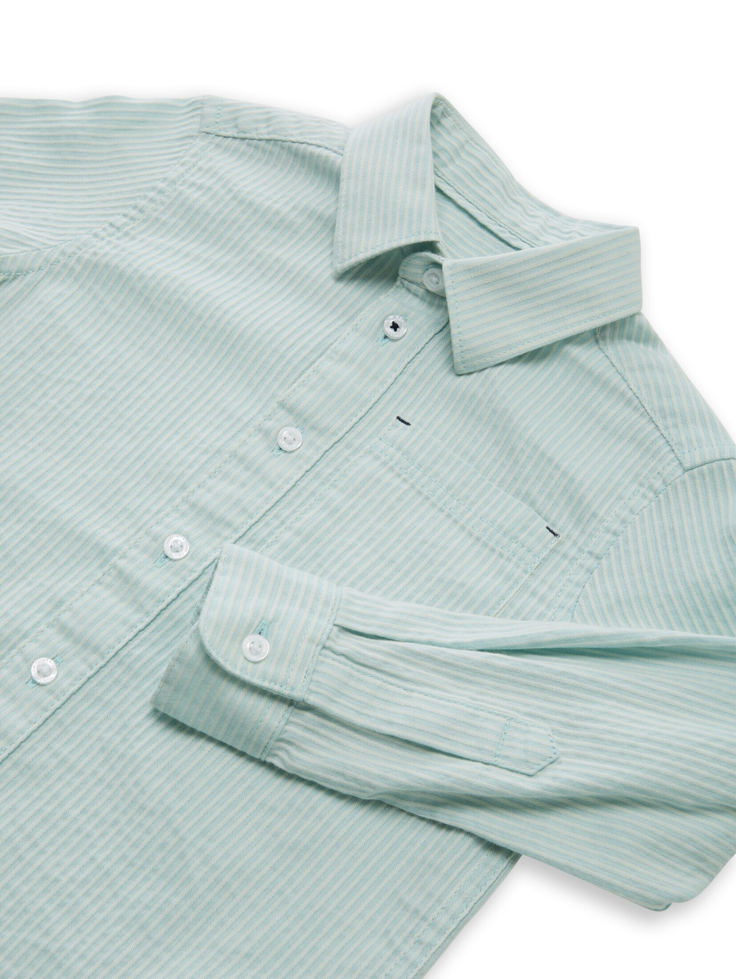 TOM TAILOR Regular Fit Hemd in Blau