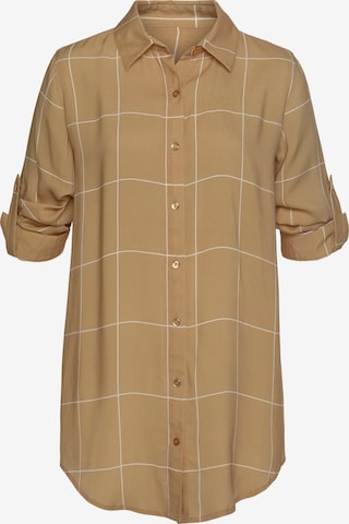 LASCANA Bluse in Beige