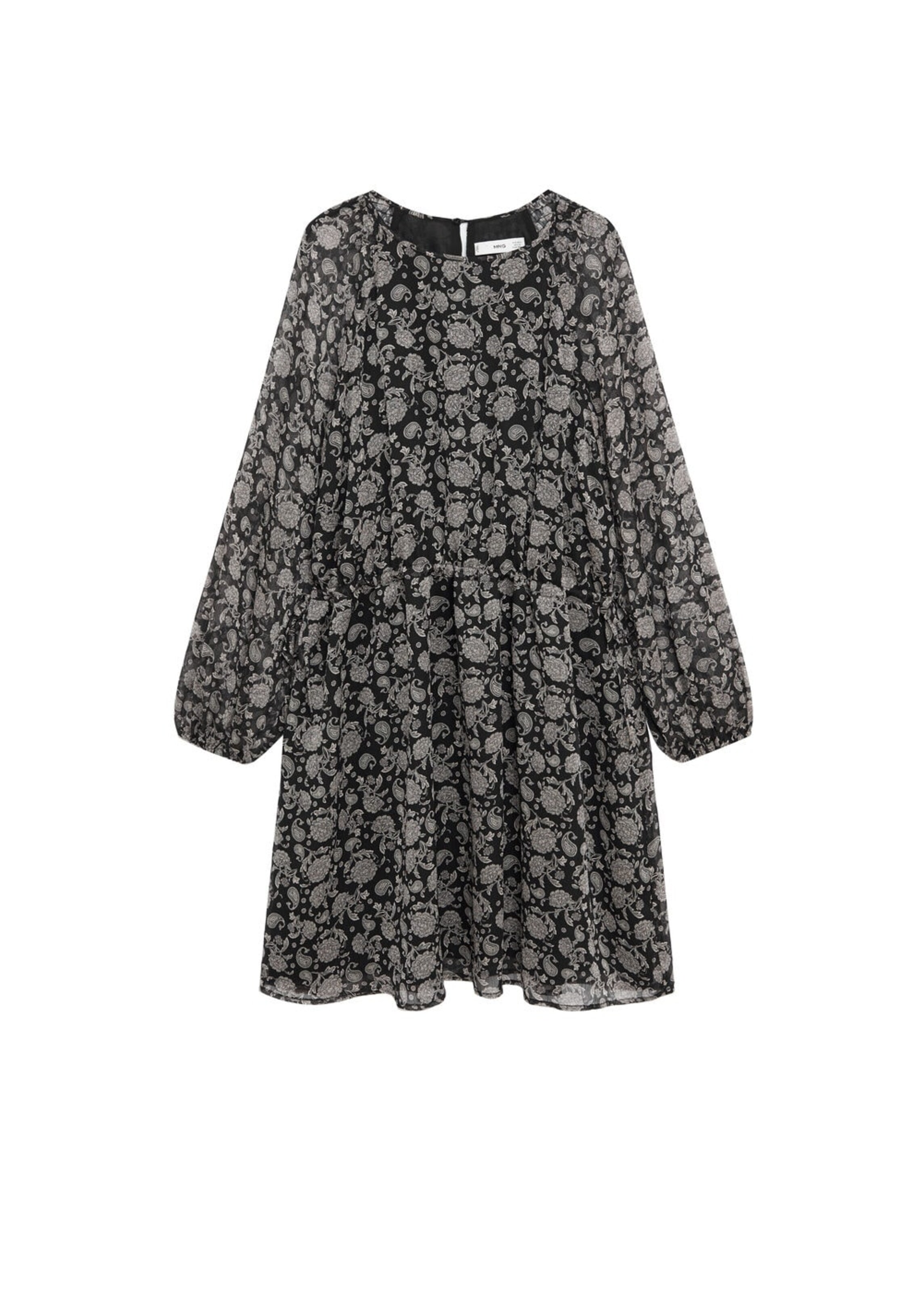 MANGO Šaty 'Maura' – černá: přední strana