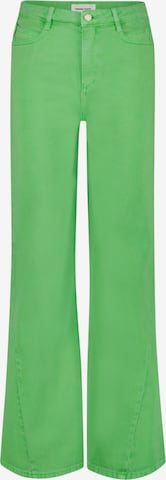 Fabienne Chapot Wide leg Jeans in Green: front