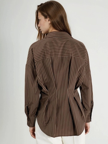 Qu Style Bluse in Braun