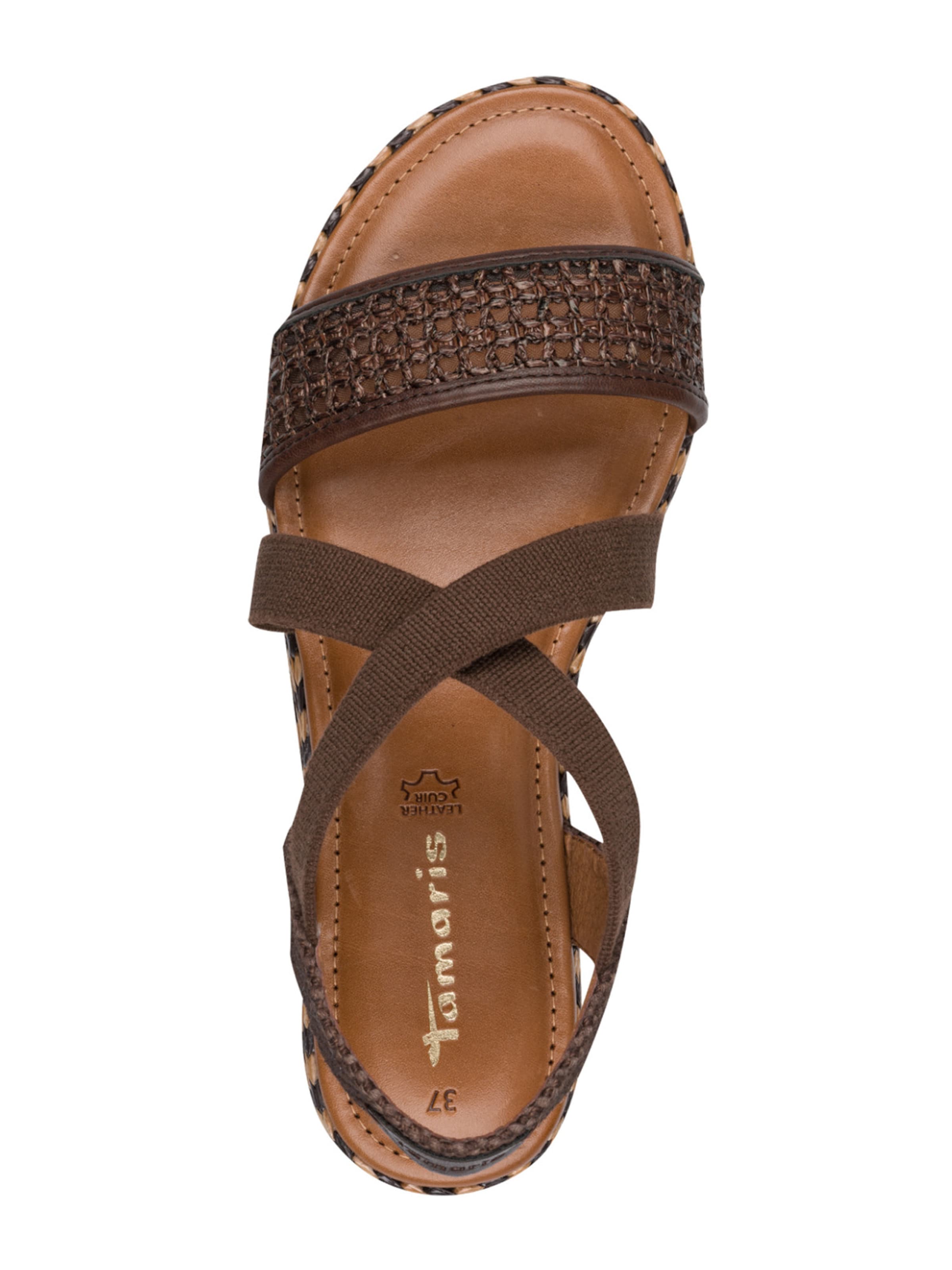 Tamaris Remienkové sandále - Hnedá