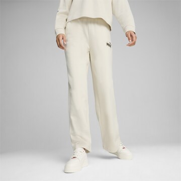 PUMA Regular Sportbroek 'ESS+ CLASS ACT' in Wit