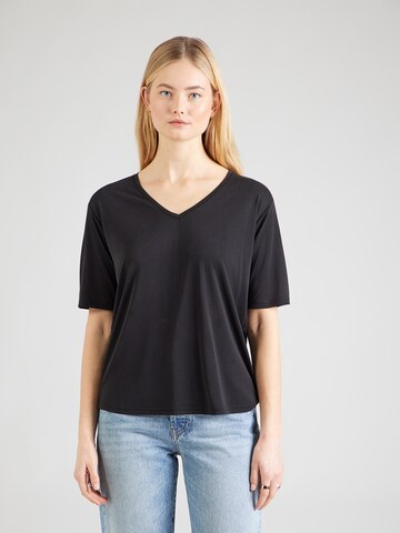 rosemunde Majica 'Elma' | črna barva: sprednja stran