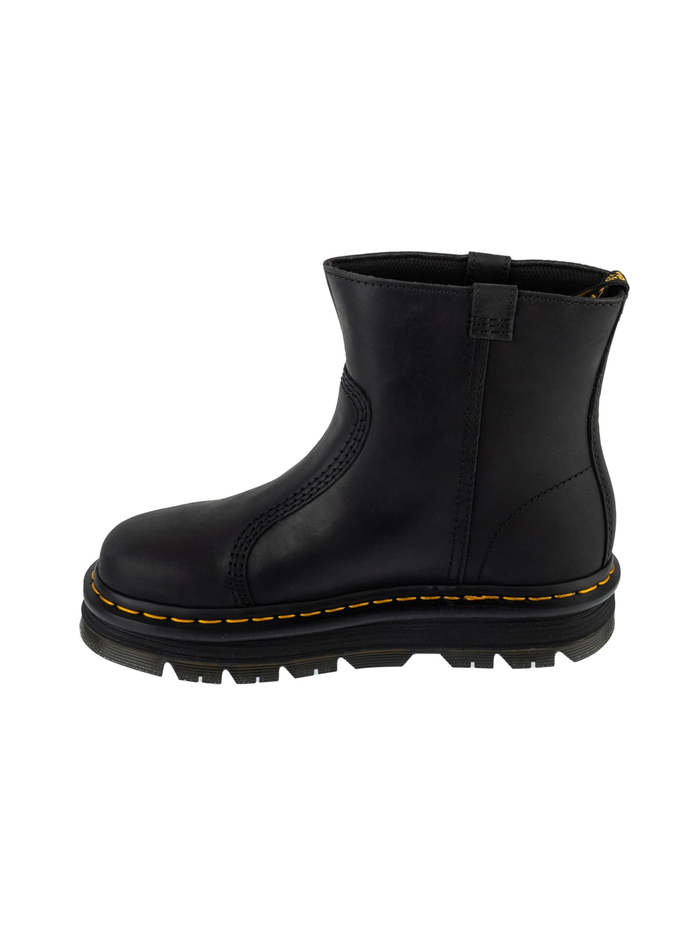 Dr. Martens Chelsea boots 'ZebZag Rigger' in Zwart