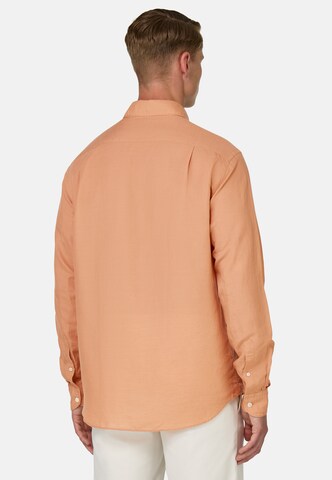 Boggi Milano Regular fit Button Up Shirt in Orange