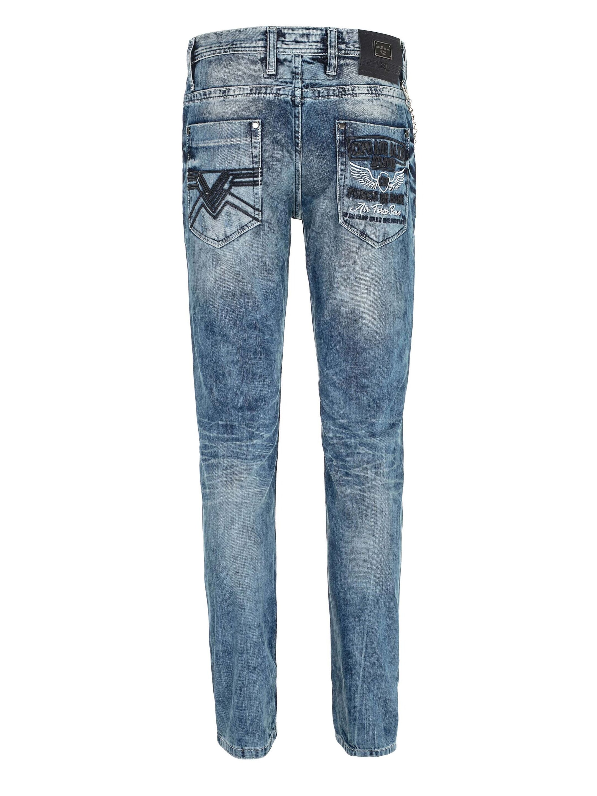 CIPO & BAXX Regular Jeans in Blauw