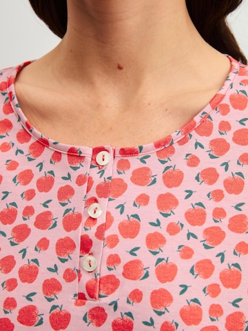 Camicia da notte 'Ornament Nights' di CALIDA in rosso