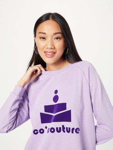 co'couture Sweatshirt in Lila