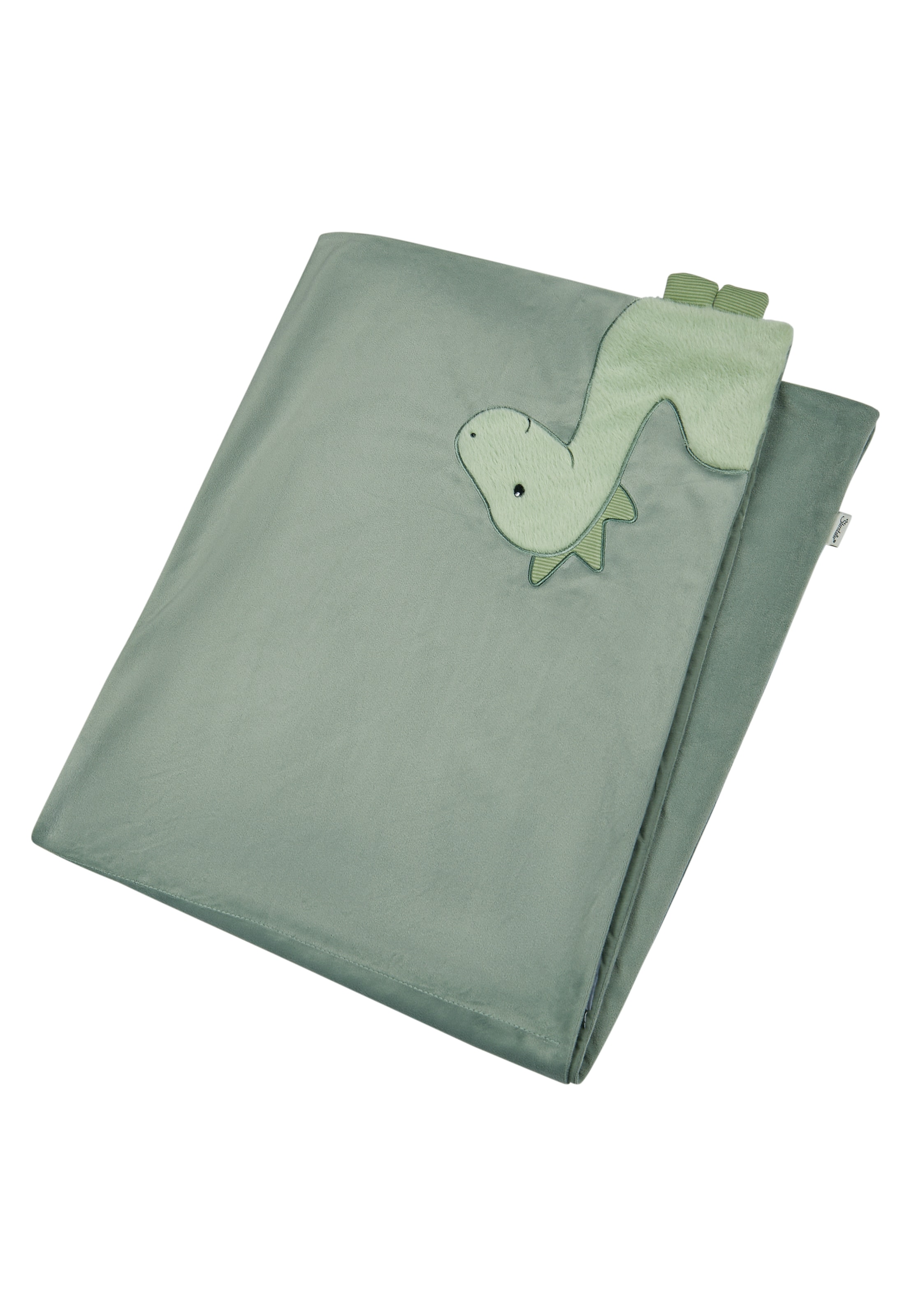 STERNTALER Baby Blanket 'DINO Rexi' in Green: front