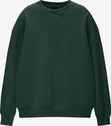 Felpa di Pull&Bear in verde: frontale