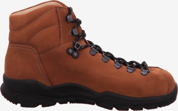 Finn Comfort Lace-Up Ankle Boots in Brown