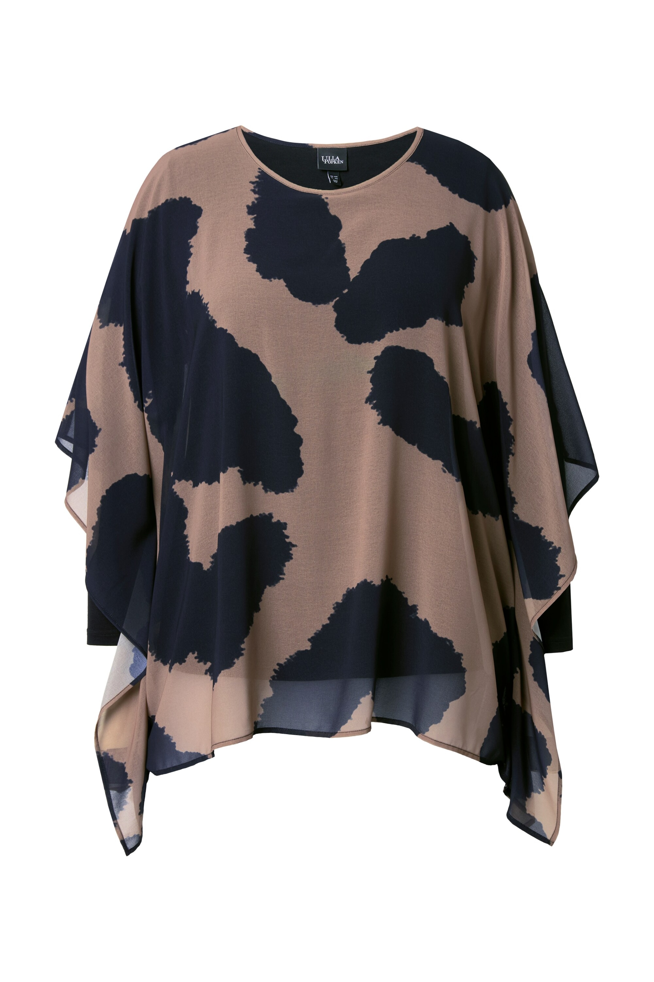 Tunique Ulla Popken en marron : devant