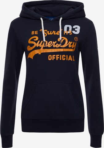 Superdry Sweatshirt in Blauw: voorkant