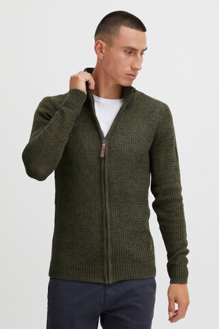 INDICODE JEANS Knit Cardigan in Green: front