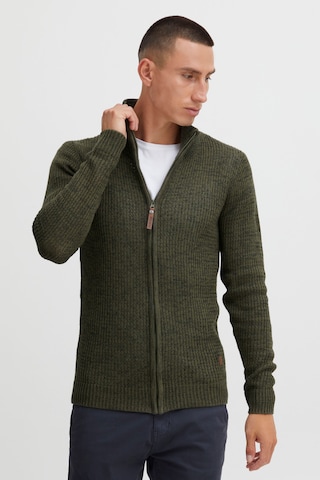 INDICODE JEANS Knit Cardigan in Green: front