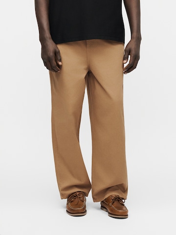 Carhartt WIP Baggy Laskoshousut 'Holden' värissä ruskea: etupuoli