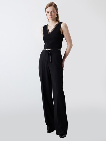 Ipekyol Regular Pleated Pants in Black