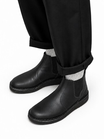 oswen Chelsea boots 'Commuter' in Zwart