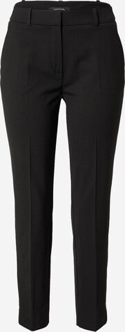 COMMA Pleated Pants in Black: front