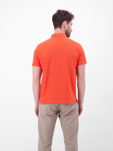 LERROS Poloshirt mit Waffelstruktur aus 100 % Baumwolle in Rot