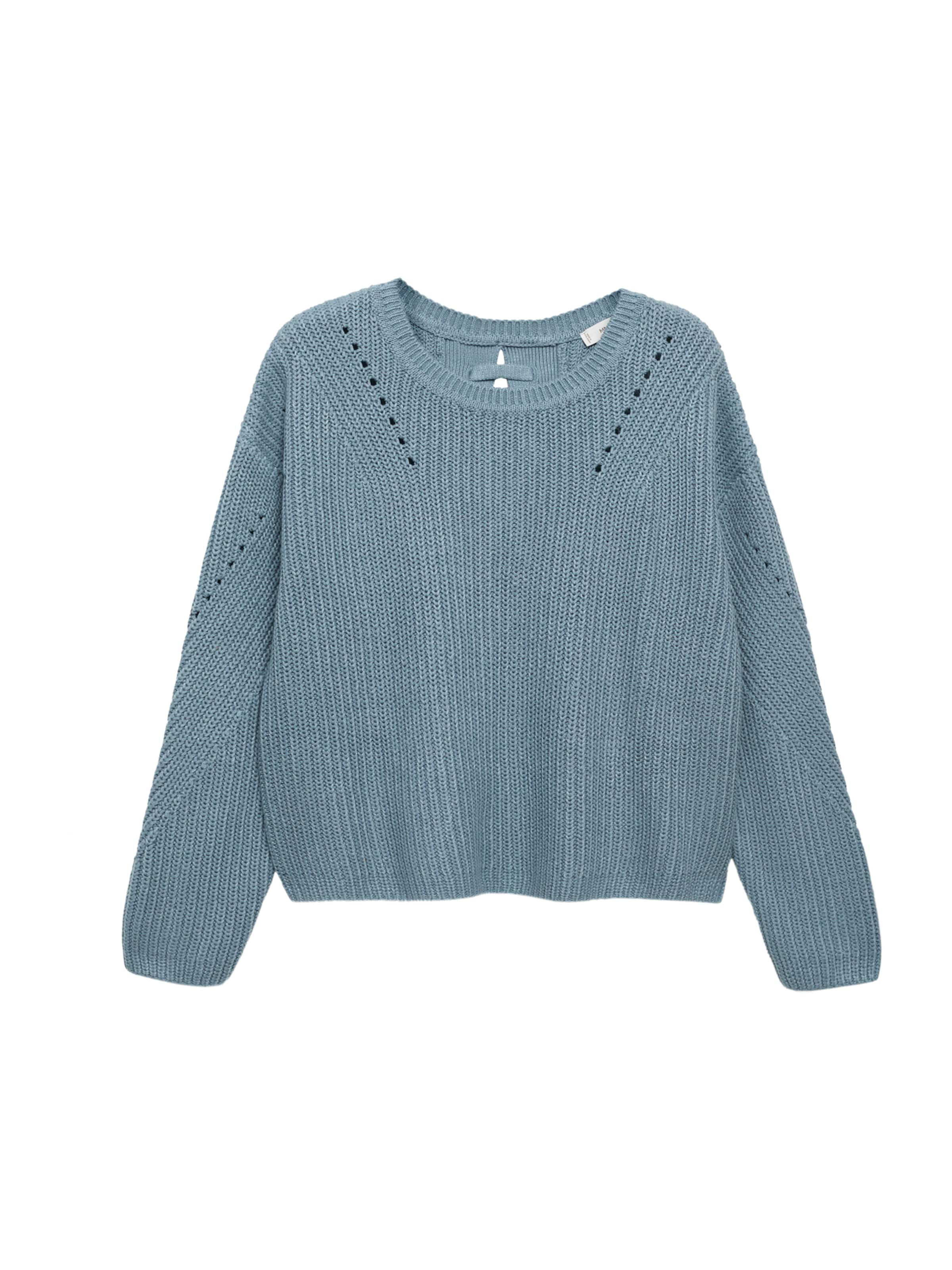 MANGO TEEN Πουλόβερ 'Zigui' σε μπλε: μπροστά